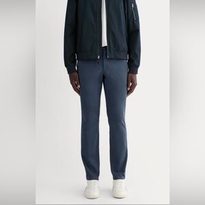 Everlane Uniform Slim Fit Pants in Dark Blue